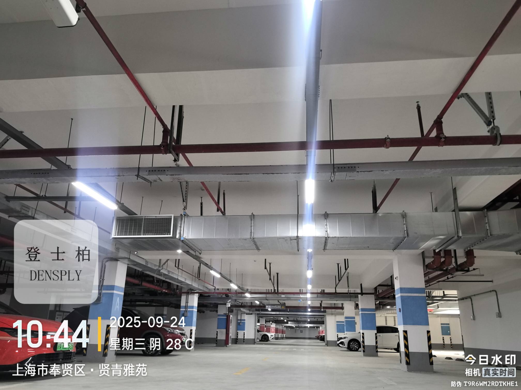 贤青雅苑改造前公共照明状况